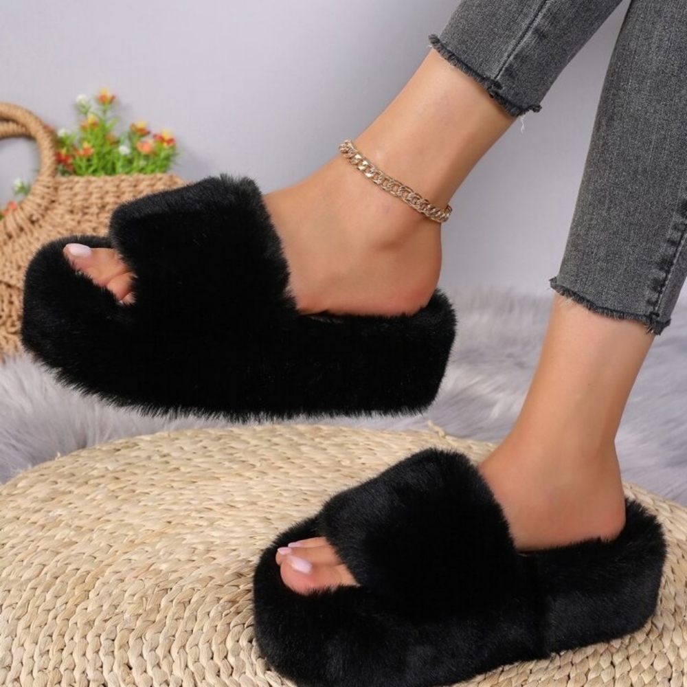 Pazzle Lovely-01 Platform Fur Slides